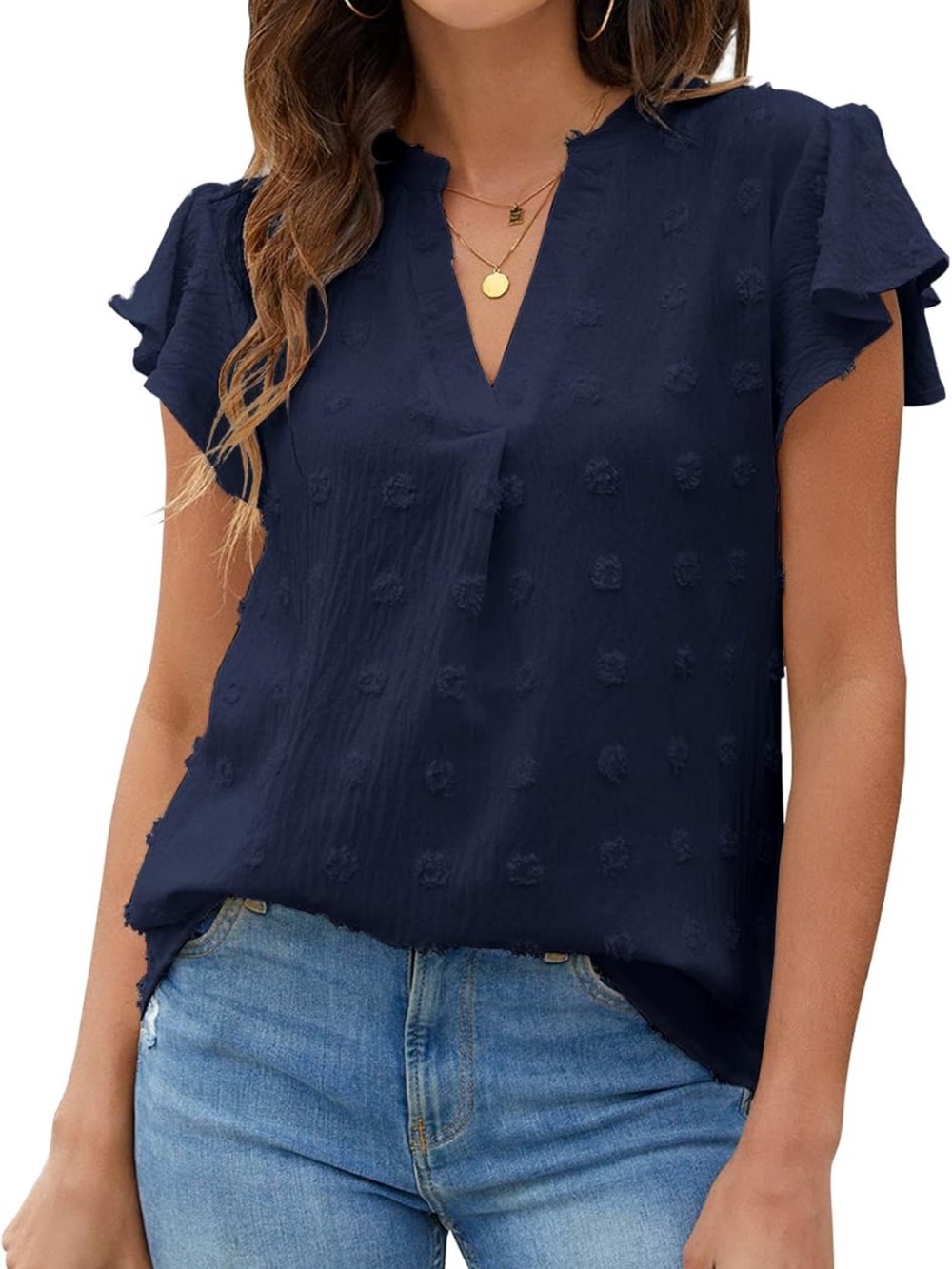 NWT Navy Blouse